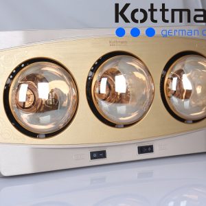 Đèn sưởi 3 bóng treo tường Kottmann- K3BH