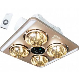 Đèn sưởi âm trần 4 bóng có điều khiển – HE9