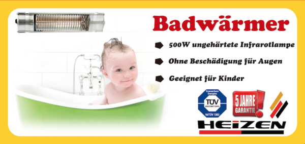 Đèn sưởi cho trẻ sơ sinh dòng không chói mắt 500W – HEIT5